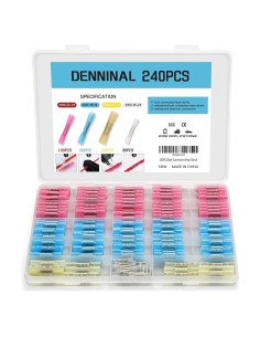 Kit de Conectores Térmicos a Prueba de Agua Denninal 240 Piezas