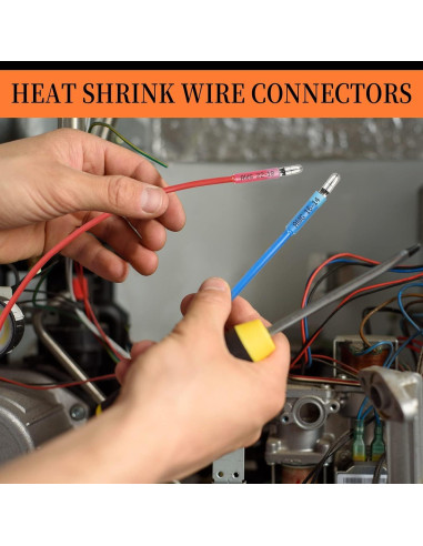 Kit 300 Conectores de Bala Termocontraíbles Camtek Aislados