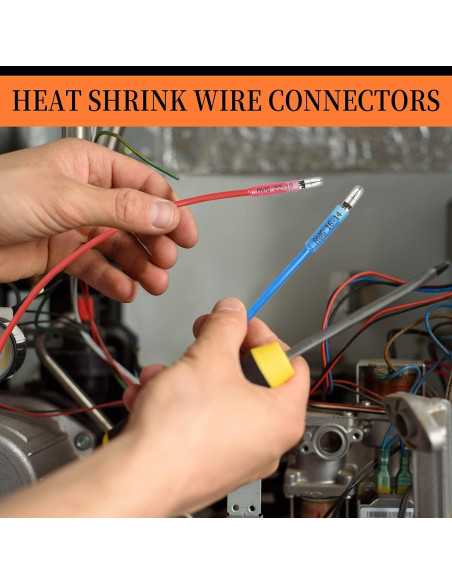 Kit 300 Conectores de Bala Termocontraíbles Camtek Aislados