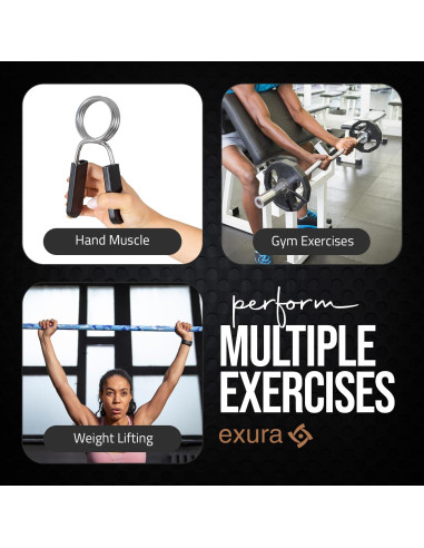 Collares de Resorte Exura 2 Pares 25mm y 50mm para Barra