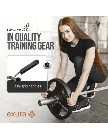 Collares de Resorte Exura 2 Pares 25mm y 50mm para Barra