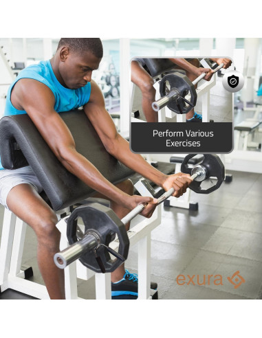 Collares de Resorte Exura 2 Pares 25mm y 50mm para Barra