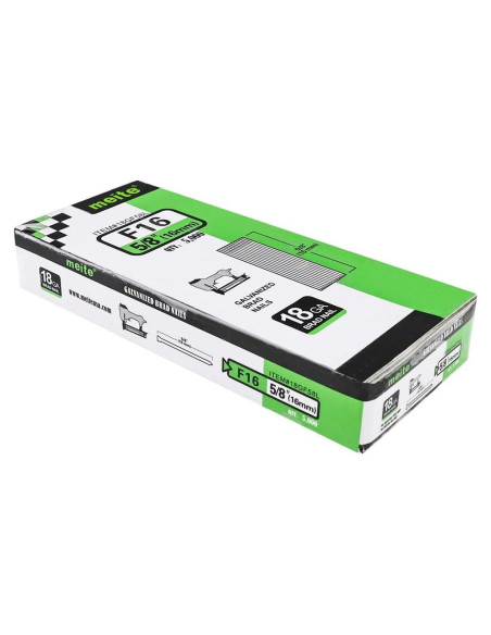 Clavos Brad Galvanizados Meite 18GA 5/8" (5000 Piezas)