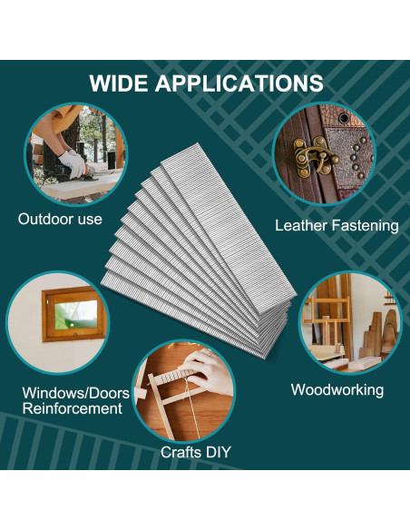 Clavos Brad 18 GA Acero Inoxidable 304 - 1500 Pcs Variados