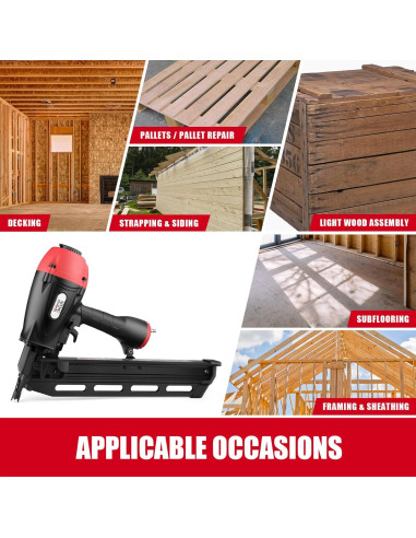 Clavadora Neumática 3PLUS H2190SP 21 Grados 4.84 kg