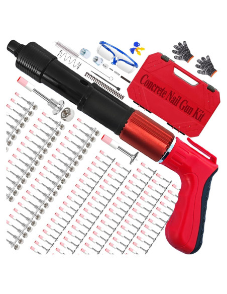 Pistola de Clavos Manual DLronwey con 120 Piezas de Clavos