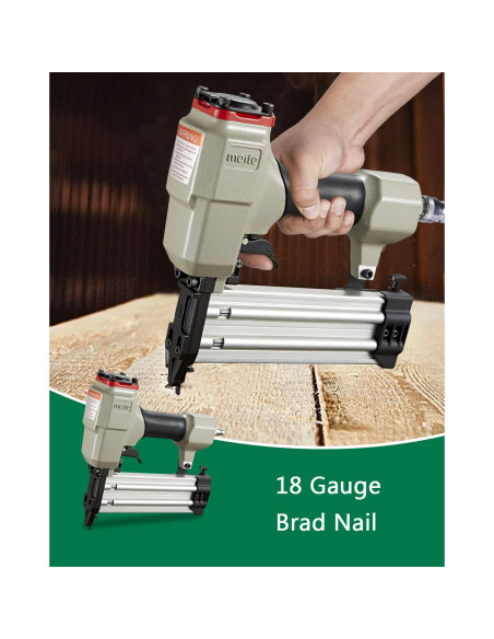 Clavos Brad Galvanizados Meite 18GA 5,000 Unidades 5.08cm