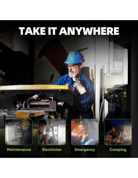 Luz de Trabajo LED Magnética Autofield 1500LM Recargable 4400mAh