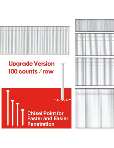 Clavos Brad Galvanizados 18GA Shall - 4000 Cuentas Variados 2