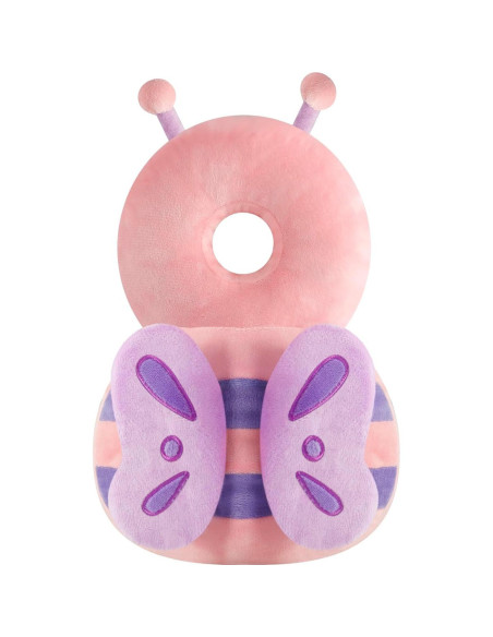 Mochila Protectora de Cabeza PandaEar Rosa con Rodilleras