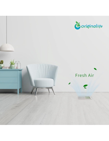 Filtro de Ventilación Lavable Originallife 4x12" Ecológico 6-Pack