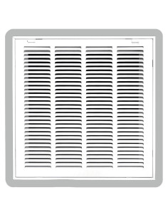 Rejilla de Filtro de Aire 16x16" HVAC Premium - Acero Blanco