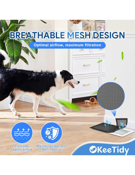 Cubiertas de Ventilación Magnéticas KeeTidy 4x10" Paquete de 4