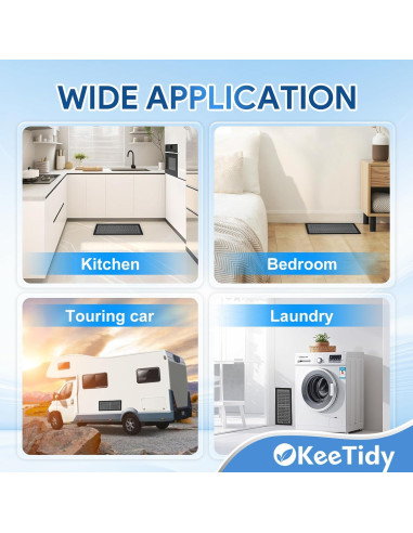 Cubiertas de Ventilación Magnéticas KeeTidy 4x10" Paquete de 4