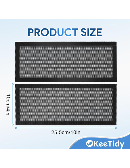 Cubiertas de Ventilación Magnéticas KeeTidy 4x10" Paquete de 4