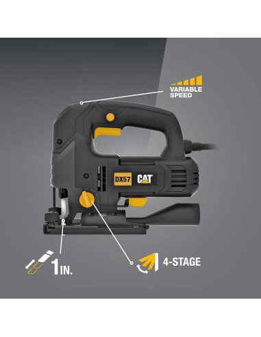 Sierra de Vaivén Eléctrica CAT DX57U 7A - 3.18 kg