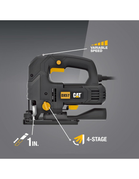 Sierra de Vaivén Eléctrica CAT DX57U 7A - 3.18 kg