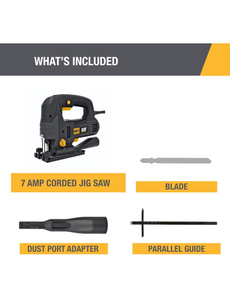 Sierra de Vaivén Eléctrica CAT DX57U 7A - 3.18 kg