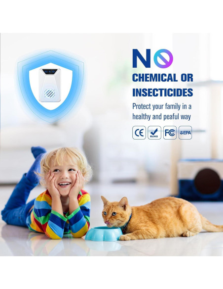 6 Repelentes Ultrasónicos Lickoon para Insectos y Roedores