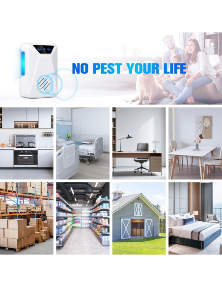 6 Repelentes Ultrasónicos Lickoon para Insectos y Roedores