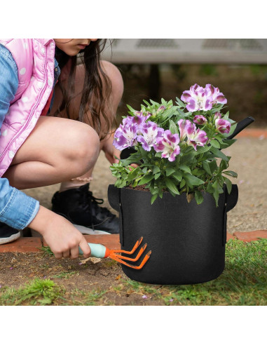 Paquete de 24 bolsas de cultivo de 10 galones ReFeltidolom