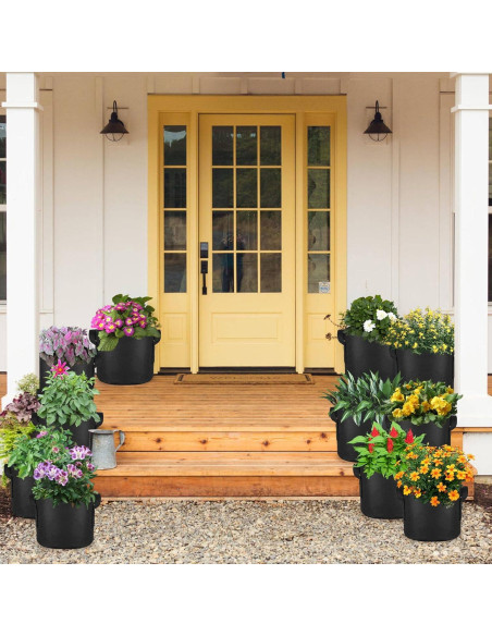 Paquete de 24 bolsas de cultivo de 10 galones ReFeltidolom