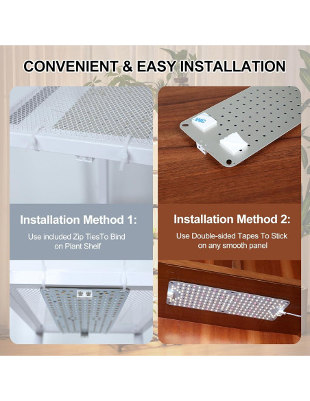 8Pack Luces de Crecimiento LED Orchbloom 80W Espectro Completo