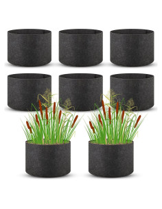 Macetas de Tela Yinder 8 Piezas 30x20 cm para Plantas Acuáticas