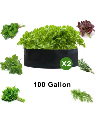 Paquete de 2 bolsas de cultivo 100L GROWINGGAIR DATANG