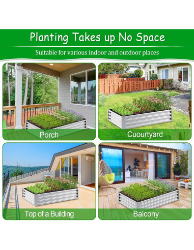 Bolsa de Jardín Niuyhe 128 Galones 1.83x0.91x0.30m Tela