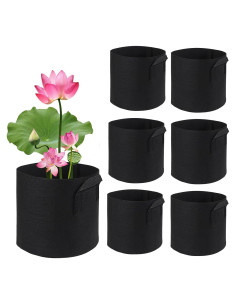 6 Macetas Acuáticas OZIO de Tela 7.57L para Estanque