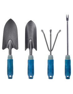 Juego de Herramientas de Jardín 4 Piezas CharGuy - Mango Ergonómico