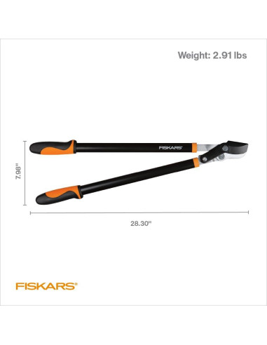 Recortadora de Ramas Fiskars 71.12 cm Bypass Acero Inoxidable