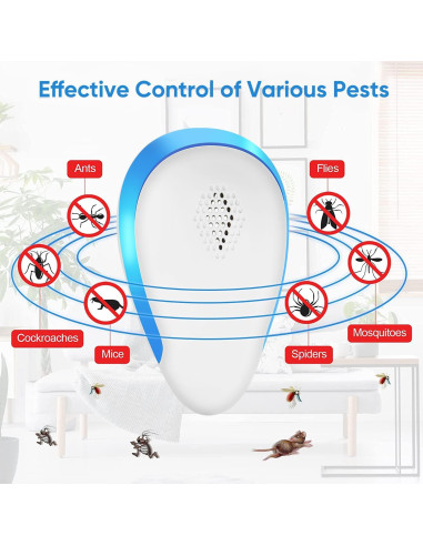 Trampas Ultrasónicas WAYSLA para Plagas - Paquete de 6