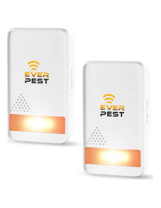 Repelente Ultrasónico de Plagas Ever Pest - 2 Unidades