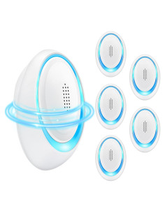 Repelente de Plagas Ultrasonido WAYSLA 2025 - 6 Paquetes