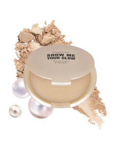 Maquillaje en Polvo Iluminador Elizabeth Mott 10g - Brillo Natural