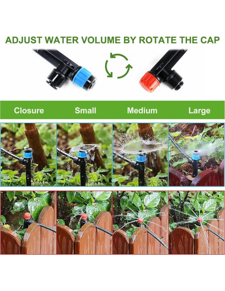 Kit de Riego por Goteo OARSE 68m con Accesorios Ajustables