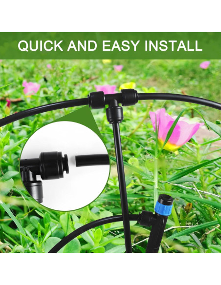 Kit de Riego por Goteo OARSE 68m con Accesorios Ajustables