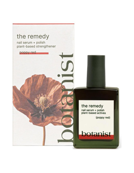 Esmalte Fortalecedor Botanist The Remedy 14g - Rojo Amapola