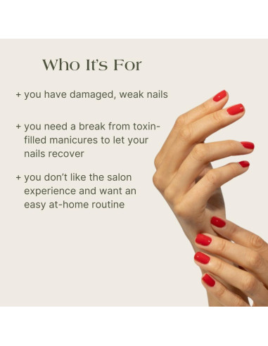 Esmalte Fortalecedor Botanist The Remedy 14g - Rojo Amapola