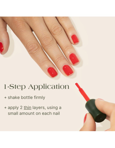 Esmalte Fortalecedor Botanist The Remedy 14g - Rojo Amapola