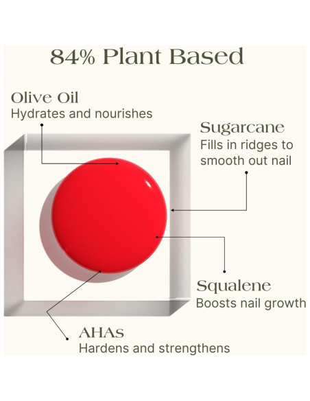 Esmalte Fortalecedor Botanist The Remedy 14g - Rojo Amapola