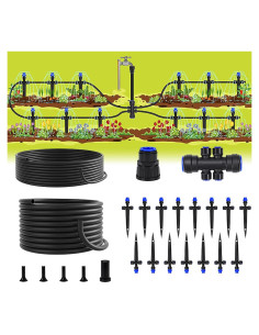 Sistema de Riego por Goteo Alxcellion 18m con Conectores Rápidos