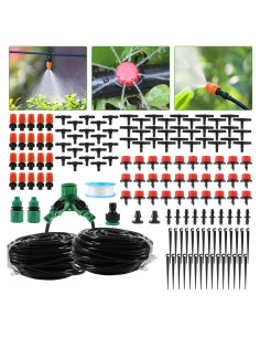 Kit de Riego por Goteo 30M MELIFE con Boquillas Ajustables