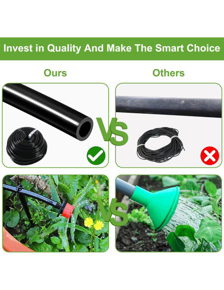 Kit de Riego por Goteo 30M MELIFE con Boquillas Ajustables