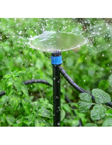 Paquete de 50 Emisores de Riego por Goteo Vortex 1/4" Ajustables