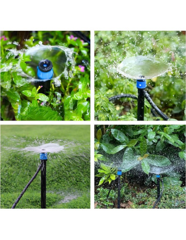 Paquete de 50 Emisores de Riego por Goteo Vortex 1/4" Ajustables