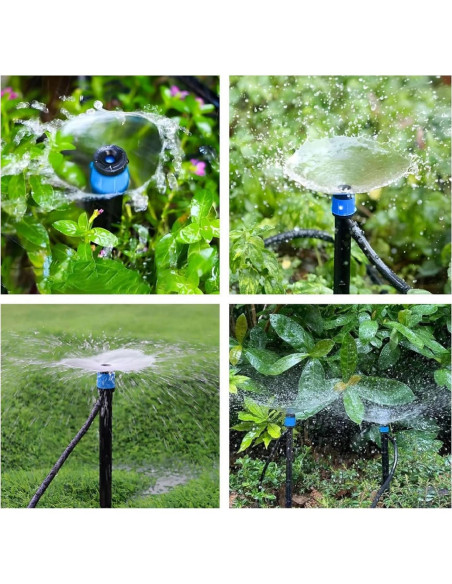 Paquete de 50 Emisores de Riego por Goteo Vortex 1/4" Ajustables