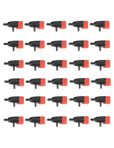 30 Emisores de Goteo Ajustables para Jardín Zhouocea